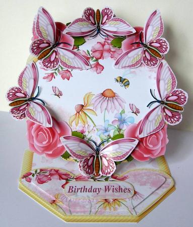 Summer Garden Butterfly Mini Easel Kit by Margaret McCartney