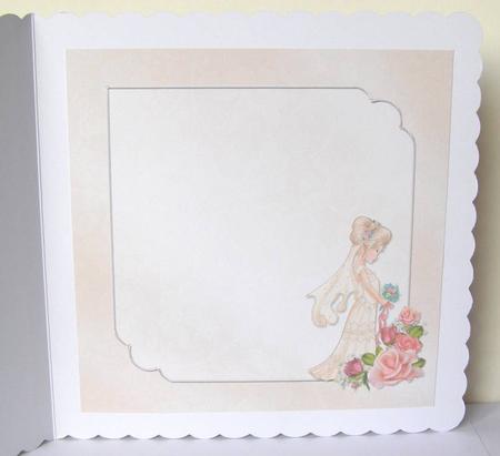 Blushing Bride -  8x8 Co-ordinating Insert by Margaret McCartney