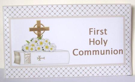 First Holy Communion Moneywallet by Margaret McCartney
