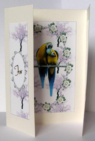 In Love Gate Fold Card by Margaret McCartney