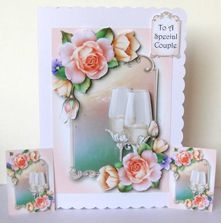 Champagne & Spring Roses by Margaret McCartney