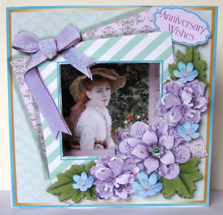 Aperture Collage Mini-kit - Lavender Lady by Margaret McCartney