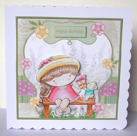 From a Bearyspecial Friend Card with Decoupage by Margaret McCartney