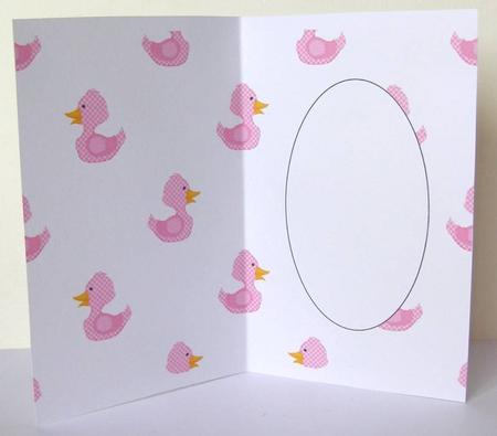 Gingham Chick Pink Insert by Margaret McCartney
