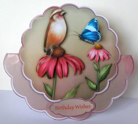 Birdsong - Wobble Card Mini-kit by Margaret McCartney