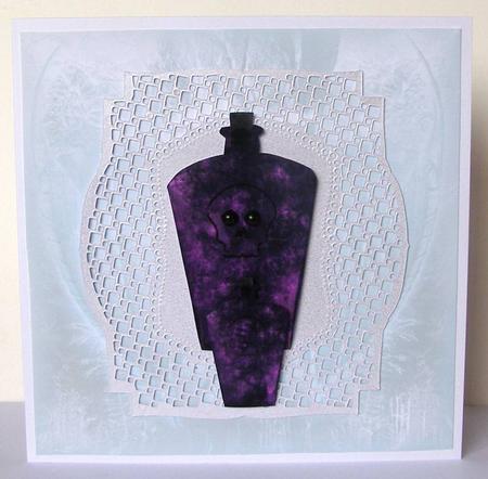 Gothic Purple Potion Bottles Embellishment Sheet by Margaret McCartney