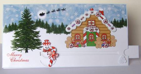 Moveable Snowman Christmas Card by Margaret McCartney