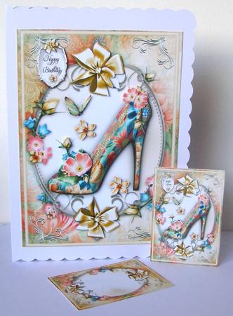 Yellow Flowers Fashion Ladies Shoes by Margaret McCartney