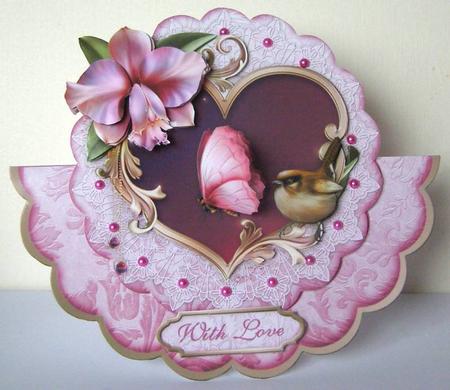 Orchid Enchantment Wobble Card Mini-kit by Margaret McCartney