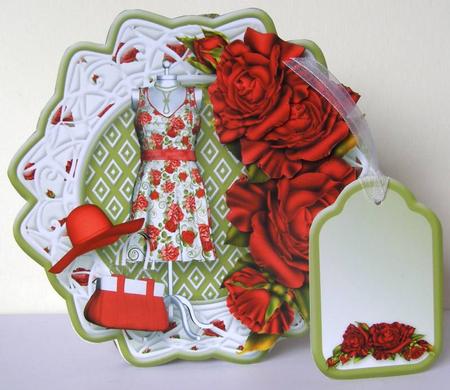 All Dressed Up Fancy Hexagon Card Mini Kit by Margaret McCartney