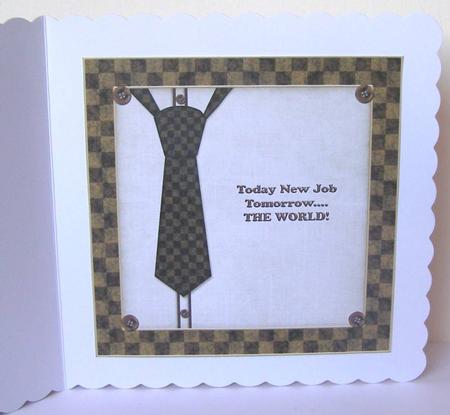 Tie Guy New Job Insert by Margaret McCartney