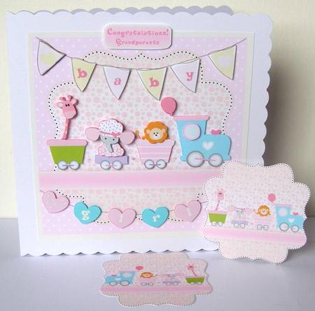 A Beautiful Baby Girl, Animal Train Mini Kit by Margaret McCartney