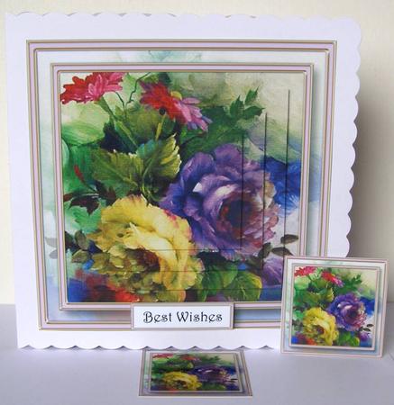 Striking Floral in Purple by Margaret McCartney