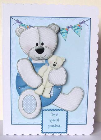 Boy Bear with Teddy by Margaret McCartney