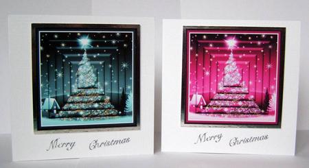Oh Pretty Christmas Tree Easy Pyramid Toppers 2 by Margaret McCartney
