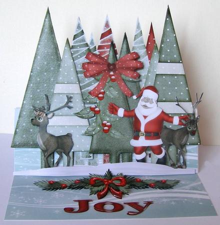 Round Up the Reindeers, Shaped Easel Mini Kit by Margaret McCartney
