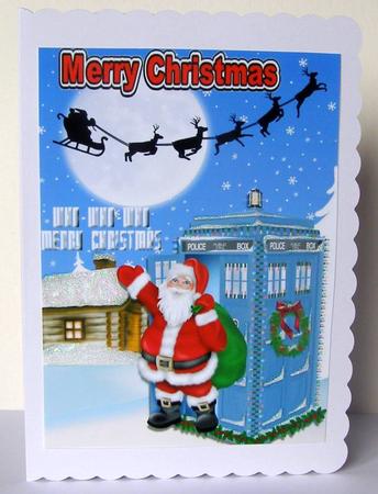 Who! Who! Who! Merry Christmas! Who's That! A4 by Margaret McCartney