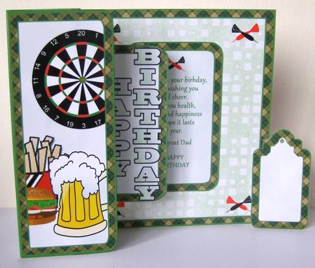 Fbp Beer & Darts (dad's Birthday) by Margaret McCartney