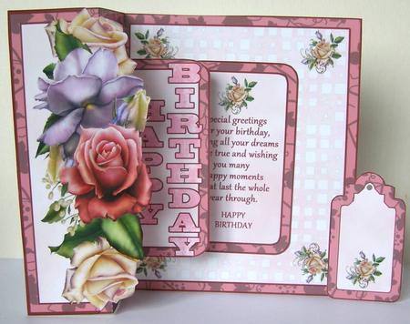 Fbp Heritage Roses (birthday) by Margaret McCartney