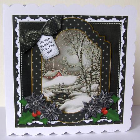 Winter Walk Wonderful Time 6in Christmas Step by Step by Margaret McCartney