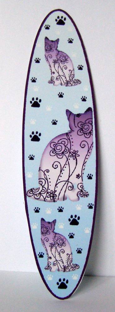 Cat Silhoutte Bookmarks by Margaret McCartney