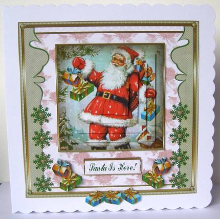 Christmas Vintage Ho Ho Ho Mini Kit by Margaret McCartney