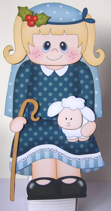 3D on the Shelf Card Kit - Christmas Nativity Shepherd by Margaret McCartney