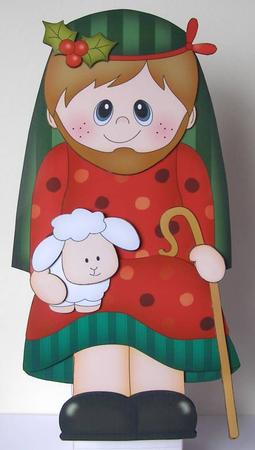 3D on the Shelf Card Kit - Christmas Nativity Shepherd by Margaret McCartney