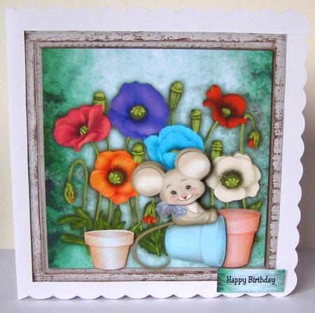 Mouse in the Garden!! 2 by Margaret McCartney