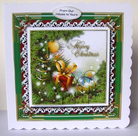 Holiday Happiness Card Topper by Margaret McCartney