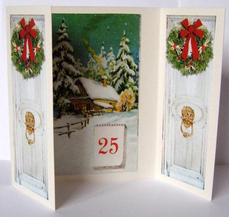 December 25th Thru the Door Gatefold by Margaret McCartney