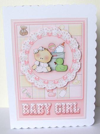 Baby Girl Step by Step, Decoupage by Margaret McCartney