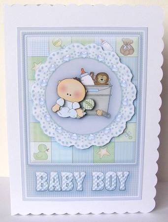 Baby Boy Step by Step, Decoupage by Margaret McCartney