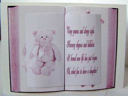 New Baby Girl Book Sheet by Margaret McCartney