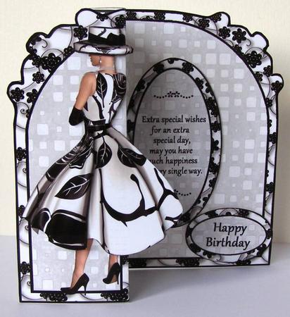 Fbp Gladrags-on B&w by Margaret McCartney