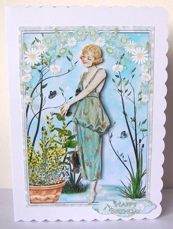 1920's Flower Lady Fashion Show by Margaret McCartney