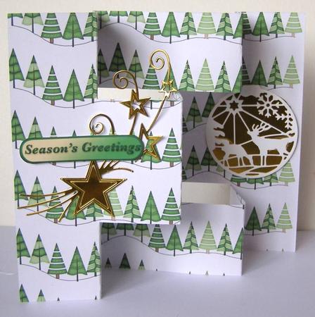Christmas Trees All in a Row by Margaret McCartney