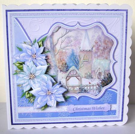 Winter Church 7.5 Christmas Mini Kit & Decoupage by Margaret McCartney