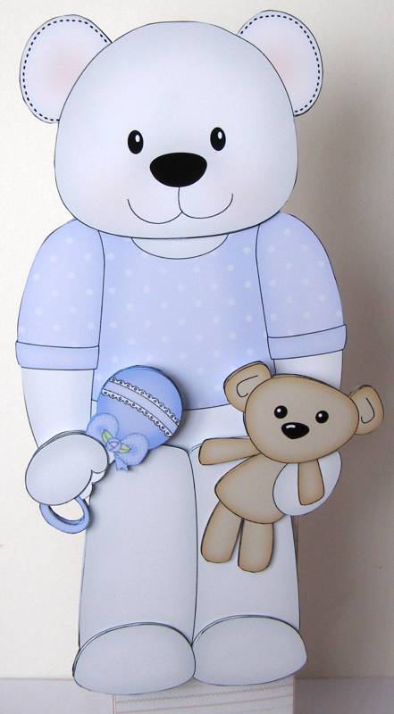 3D on the Shelf Card Kit - Bobbi Baby Bear by Margaret McCartney