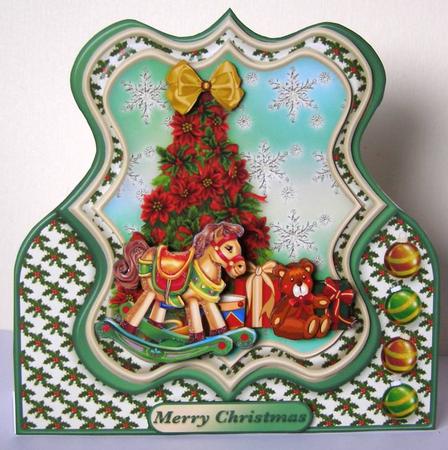 Under the Tree - Stand-up Bracket Card Mini Kit by Margaret McCartney