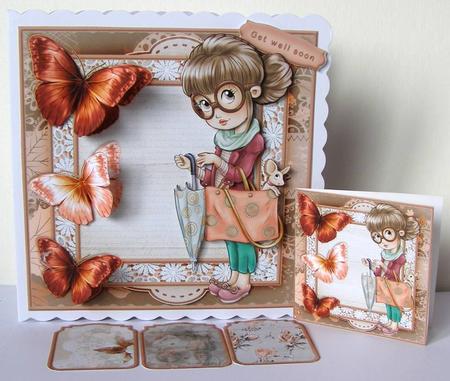 Cardtopper Lovely Autumn 606 by Margaret McCartney