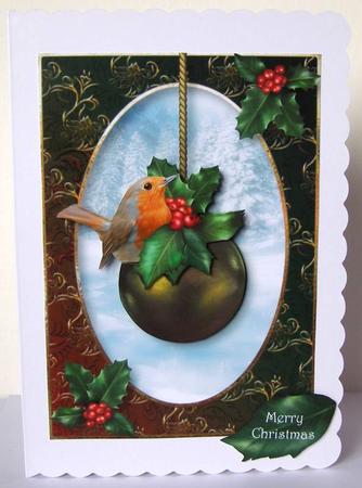 Robin & Holly Christmas by Margaret McCartney
