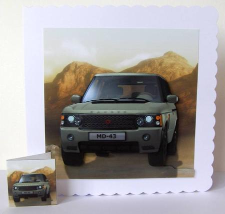 Happy Barn Finds - 4 Wheel Drive Fun 3D Insert & Tag by Margaret McCartney