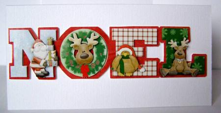 Noel with Santa & Friends Multi Use Sheet by Margaret McCartney