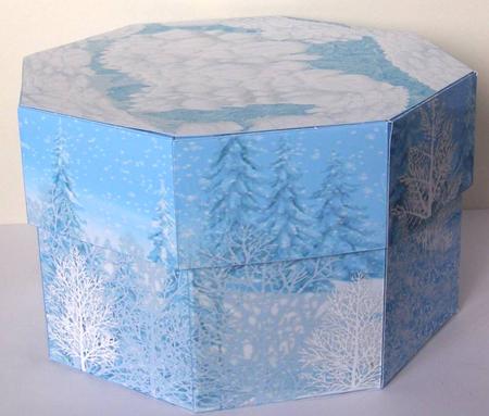 Ice Castle #1 Large Gift/storage Box by Margaret McCartney