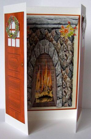 Gatefold Fireplace by Margaret McCartney