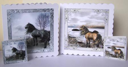 2 Horse Toppers by Margaret McCartney