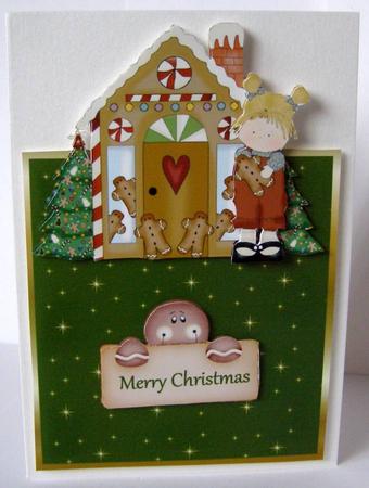 Sally with Her Gingerbread Men and House by Margaret McCartney