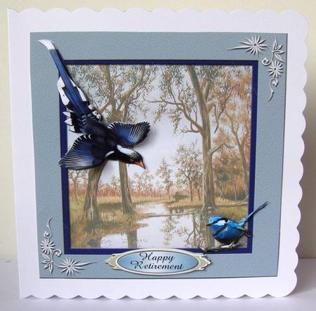Colourful Birds Series - Quick Card 1 by Margaret McCartney