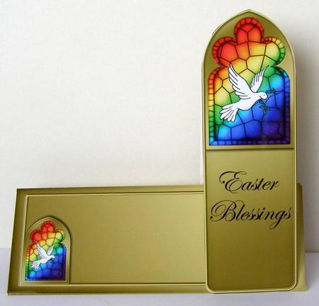Easter Religious Bookmark Card N Envelope by Margaret McCartney